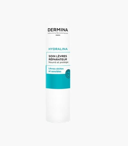 DERMINA-HYDRALINA-HYDRALINA-REPAIRING-BALM-LIPS-4-GM ديرمينا هيدرالينا بالم مرطب الشفاة 4 مل