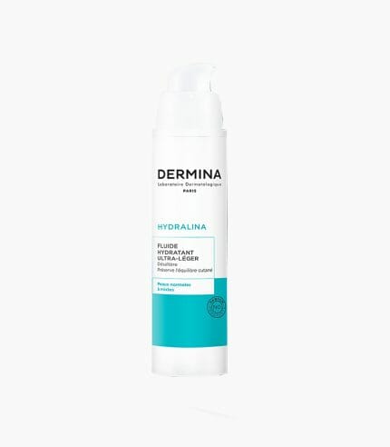 DERMINA-HYDRALINA-MOISTURIZING-FLUID-50ML ديرمينا هيدرالينا كريم مرطب 50 مل