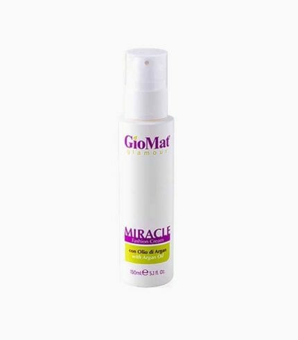 GIOMAT MIRACLE FASHION CREAM WITH AGAN OIL 150 ML جيومات ميراكل كريم بالارجان للشعر الكيرلي 150 مل